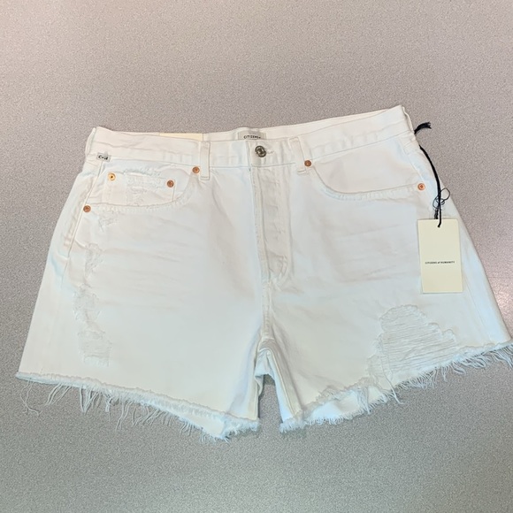 Citizens of Humanity Annabelle Long Jean Shorts - Picture 4 of 11